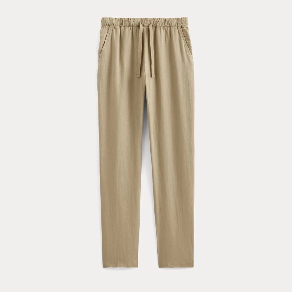 Everlane Beige Linen Joggers